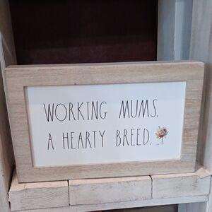 Rae Dunn Beige and White Wall Decor